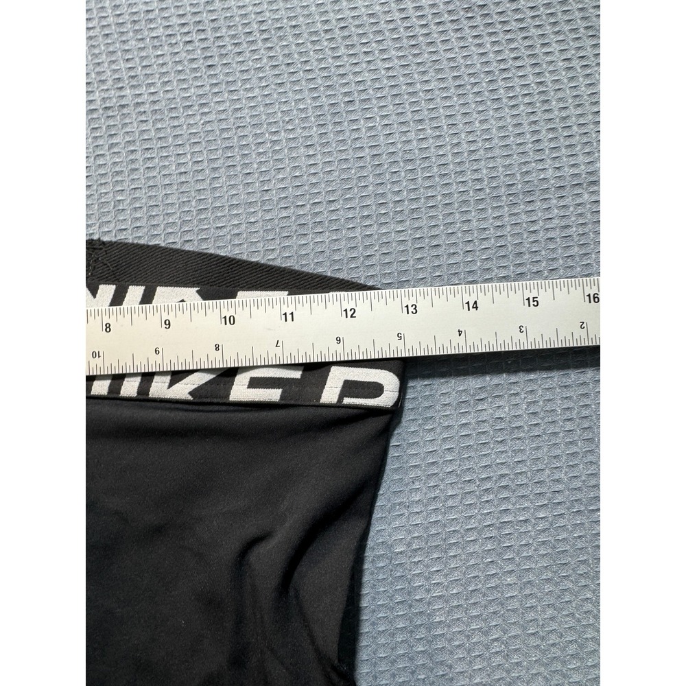 Nike Pro Dri-FIT Leggings Womens S Black Graphic Training Tights - Picture 7 of 7